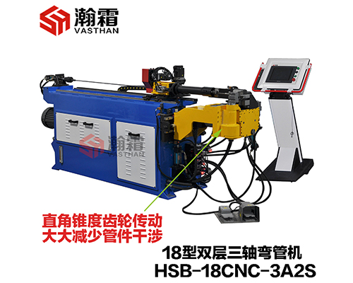 HSB-18CNC-3A2S/18液压双层模弯管机/全自动弯管机/PLC、工控